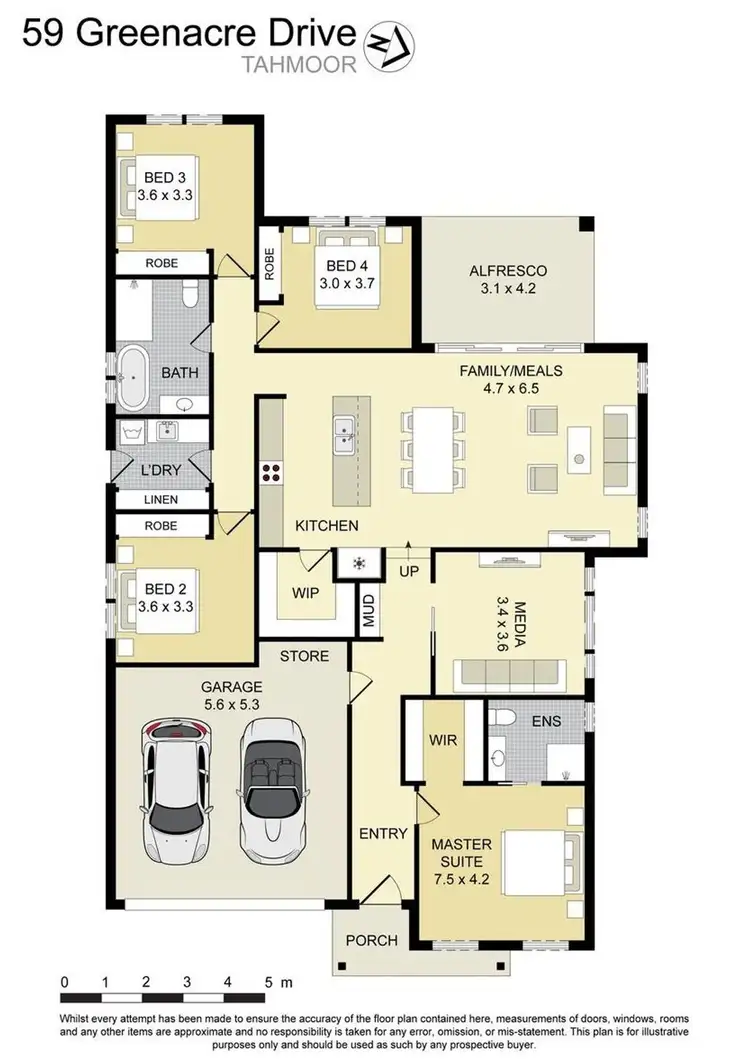 Floorplan of Homely house listing, 59 Greenacre Drive, Tahmoor NSW 2573