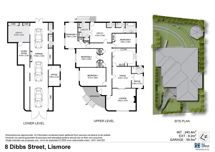 Floorplan of Homely house listing, 8 Dibbs Street, Lismore NSW 2480