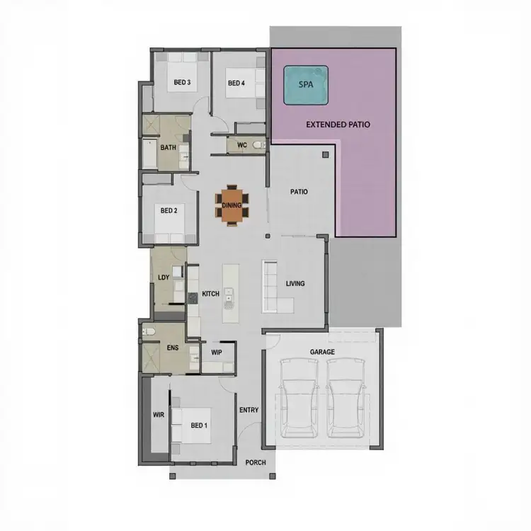 Floorplan of Homely house listing, 25 SAWYER ENTRANCE, Redlynch QLD 4870