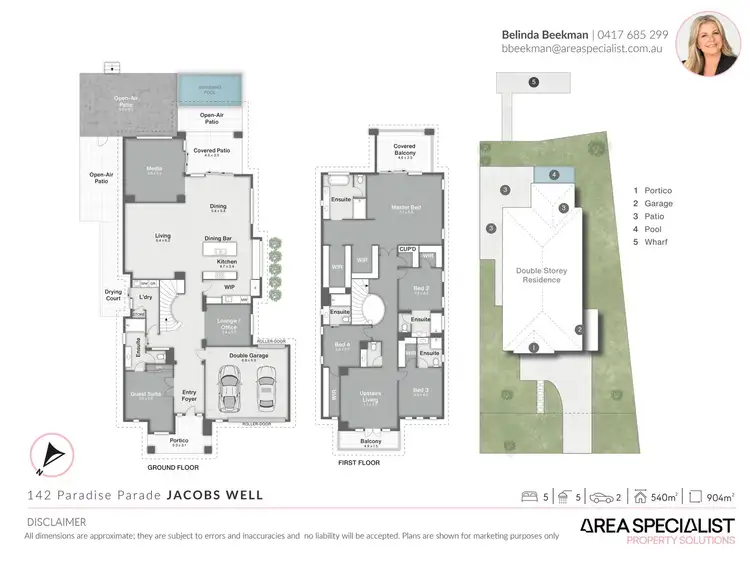 Floorplan of Homely house listing, 142 Paradise Parade, Jacobs Well QLD 4208