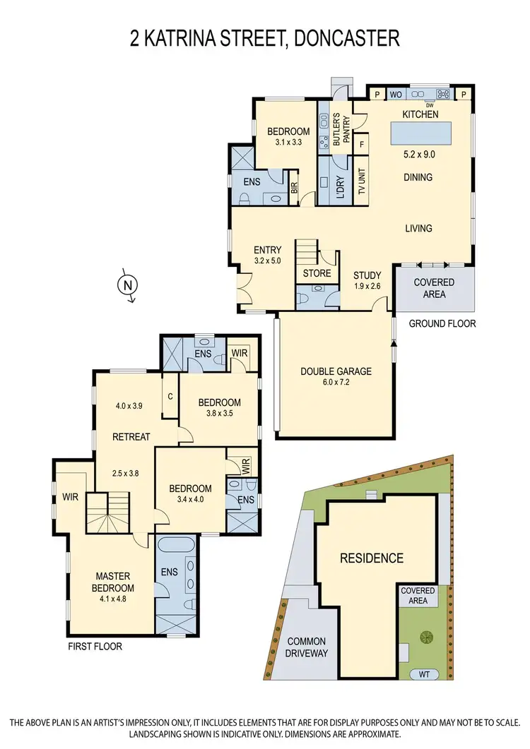 Floorplan of Homely house listing, 2 Katrina Street, Doncaster VIC 3108