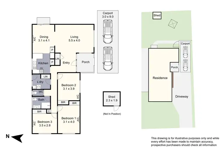 Floorplan of Homely house listing, 63 Kingsclere Avenue, Keysborough VIC 3173
