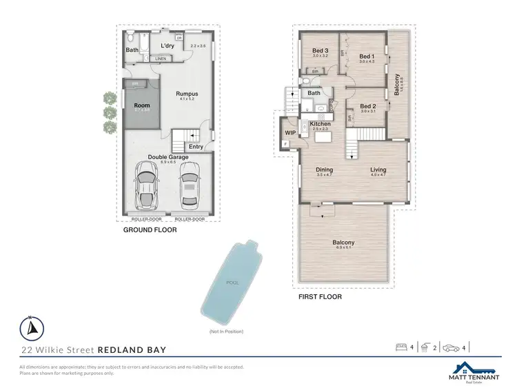 Floorplan of Homely house listing, 22 Wilkie Street, Redland Bay QLD 4165