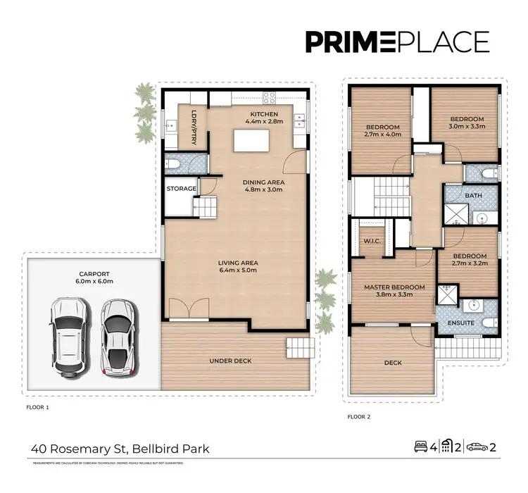 Floorplan of Homely house listing, 40 Rosemary Street, Bellbird Park QLD 4300