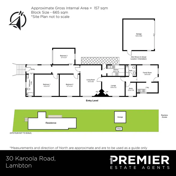 Floorplan of Homely house listing, 30 Karoola Road, Lambton NSW 2299
