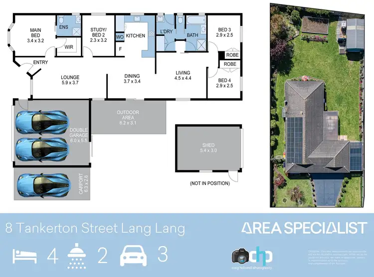 Floorplan of Homely house listing, 8 Tankerton Street, Lang Lang VIC 3984