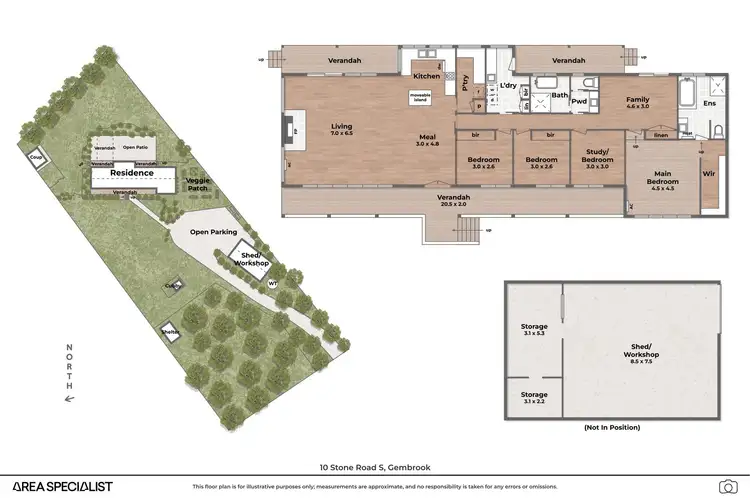 Floorplan of Homely house listing, 10 Stone Road South, Gembrook VIC 3783