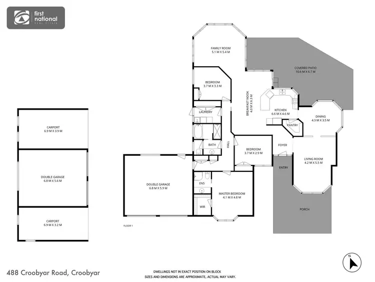 Floorplan of Homely house listing, 488 Croobyar Road, Croobyar NSW 2539