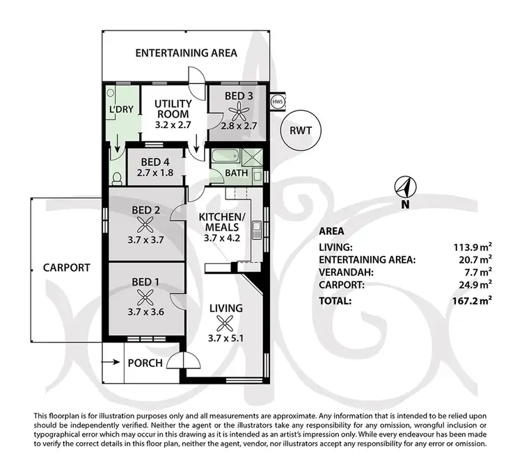 Floorplan of Homely house listing, 1 Slade Street, Murray Bridge SA 5253
