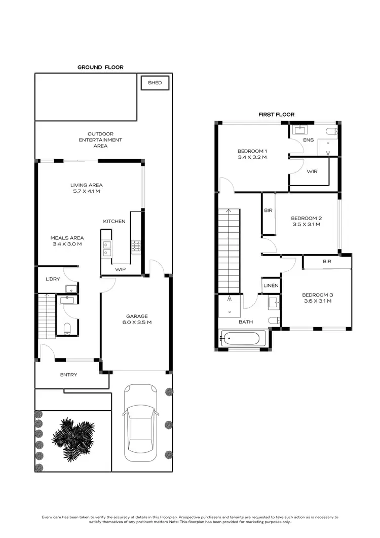 Floorplan of Homely townhouse listing, 20 Edith Street, Epping VIC 3076