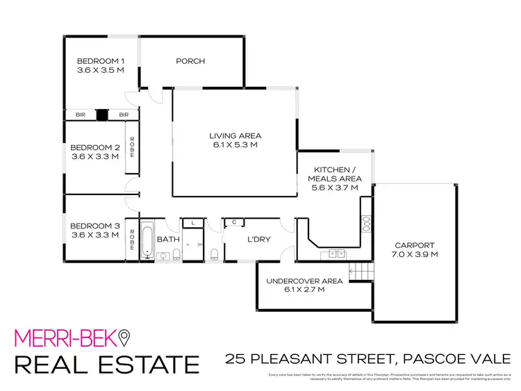 Floorplan of Homely house listing, 25 Pleasant Street, Pascoe Vale VIC 3044