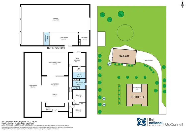 Floorplan of Homely rural property listing, 27 Colbert Street, Wyuna VIC 3620