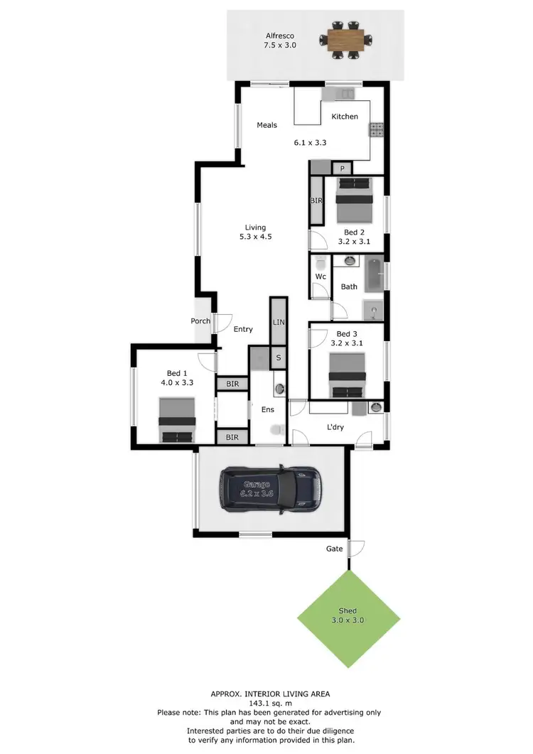 Floorplan of Homely townhouse listing, 5/27 Toorak Road, Bright VIC 3741