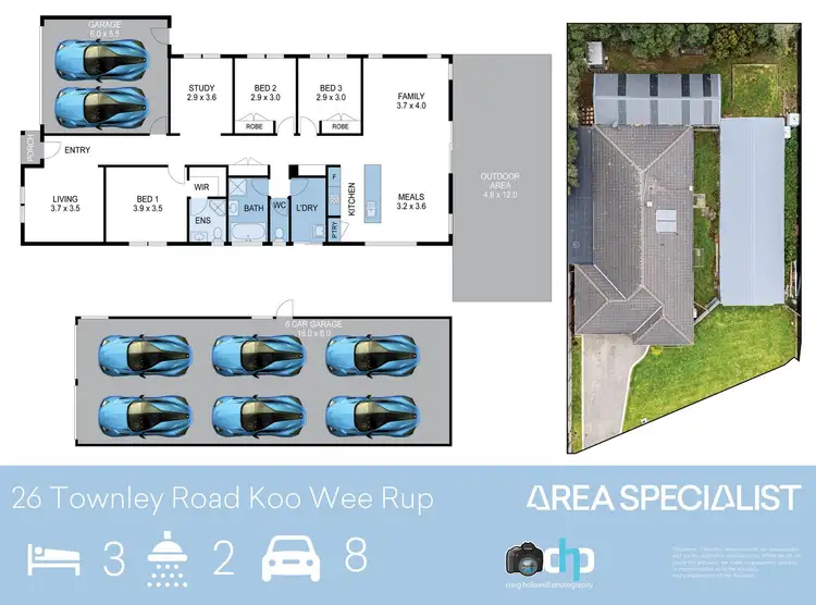 Floorplan of Homely house listing, 26 Townley Road, Koo Wee Rup VIC 3981