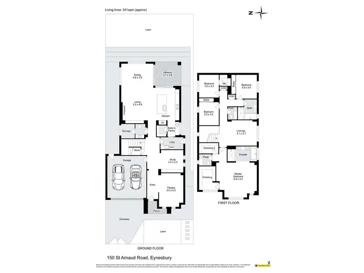 Floorplan of Homely house listing, 150 St Arnaud Road, Eynesbury VIC 3338