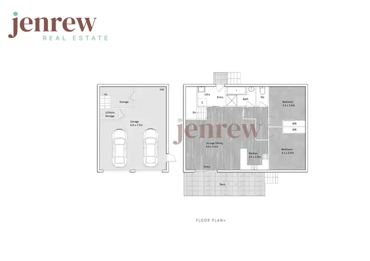 Floorplan of Homely unit listing, 3/2 McGrath Street, Upper Burnie TAS 7320