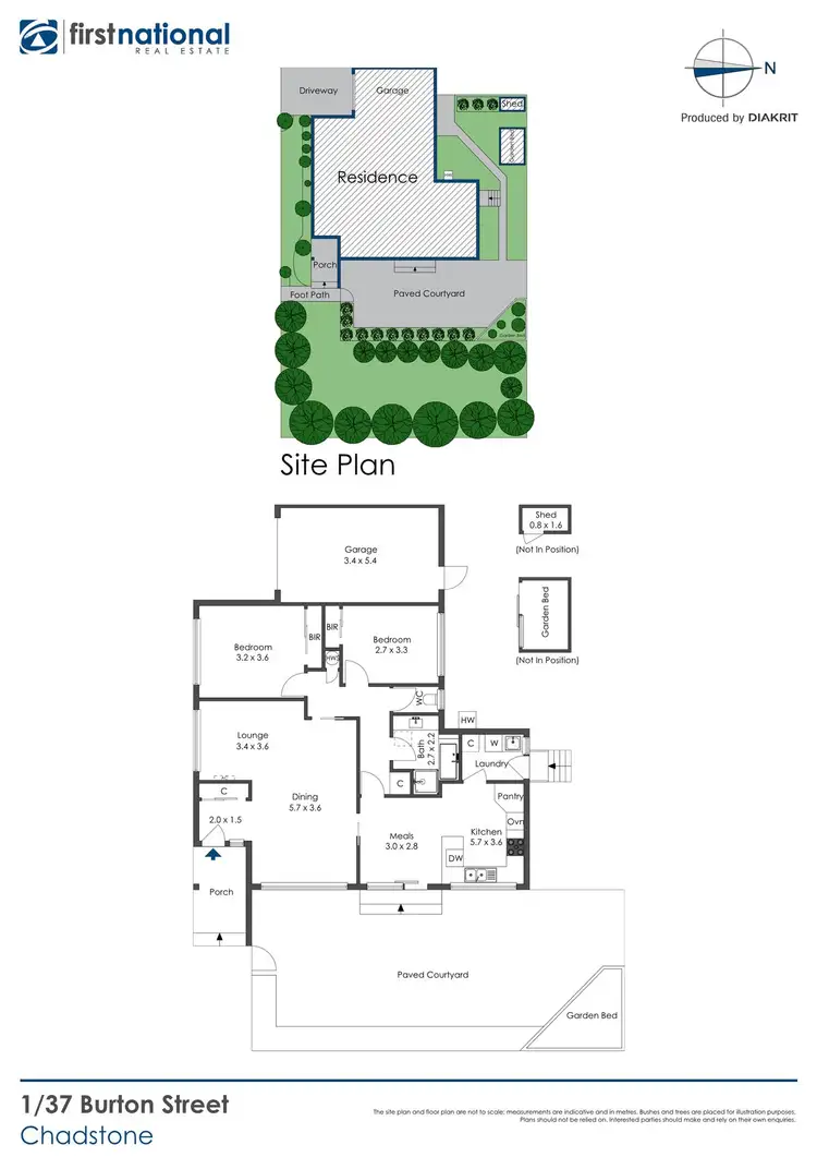 Floorplan of Homely unit listing, 1/37 Burton Street, Chadstone VIC 3148