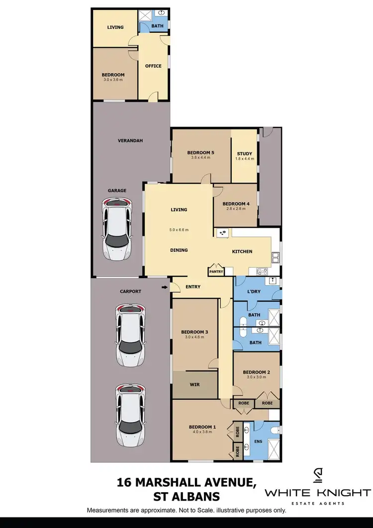 Floorplan of Homely house listing, 16 MARSHALL AVENUE, St Albans VIC 3021