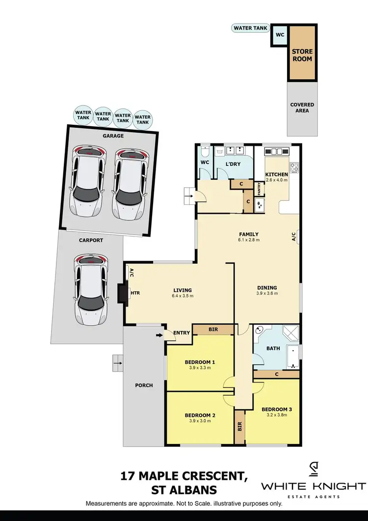 Floorplan of Homely house listing, 17 Maple Crescent, St Albans VIC 3021