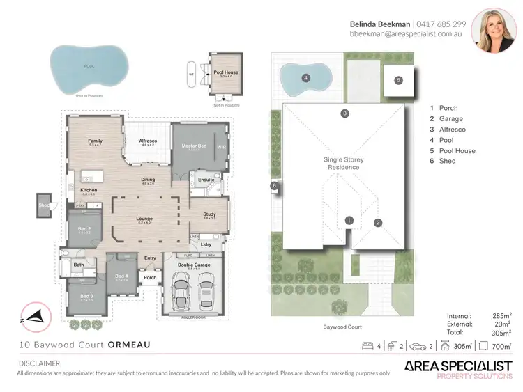 Floorplan of Homely house listing, 10 Baywood Court, Ormeau QLD 4208
