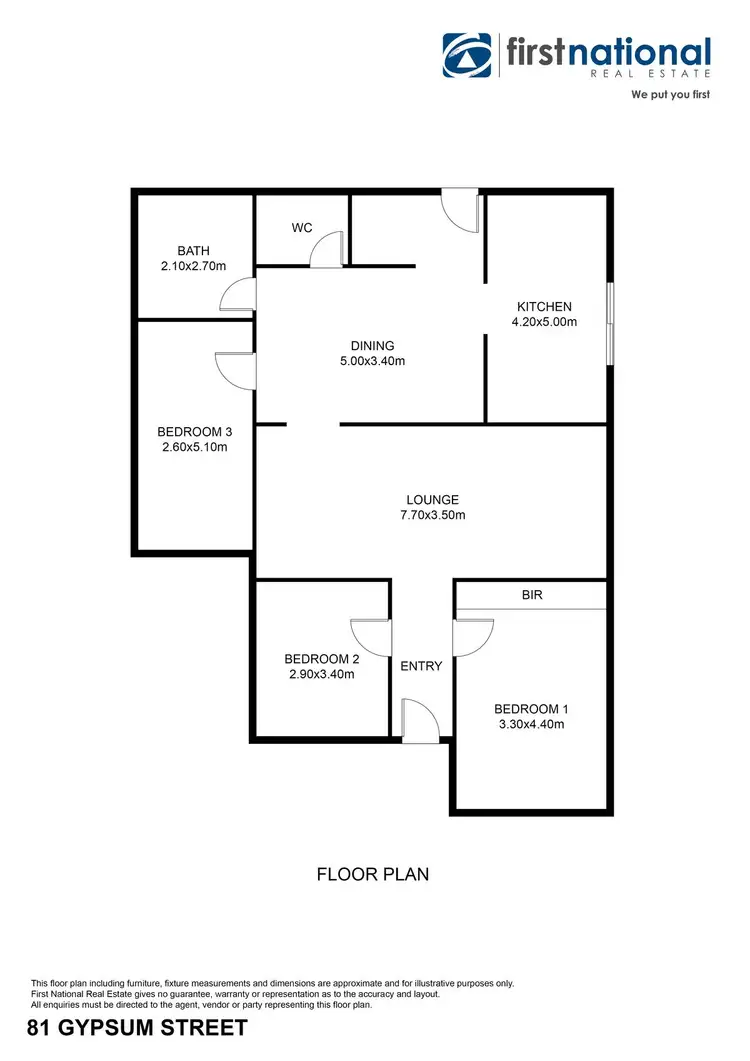 Floorplan of Homely house listing, 81 Gypsum Street, Broken Hill NSW 2880