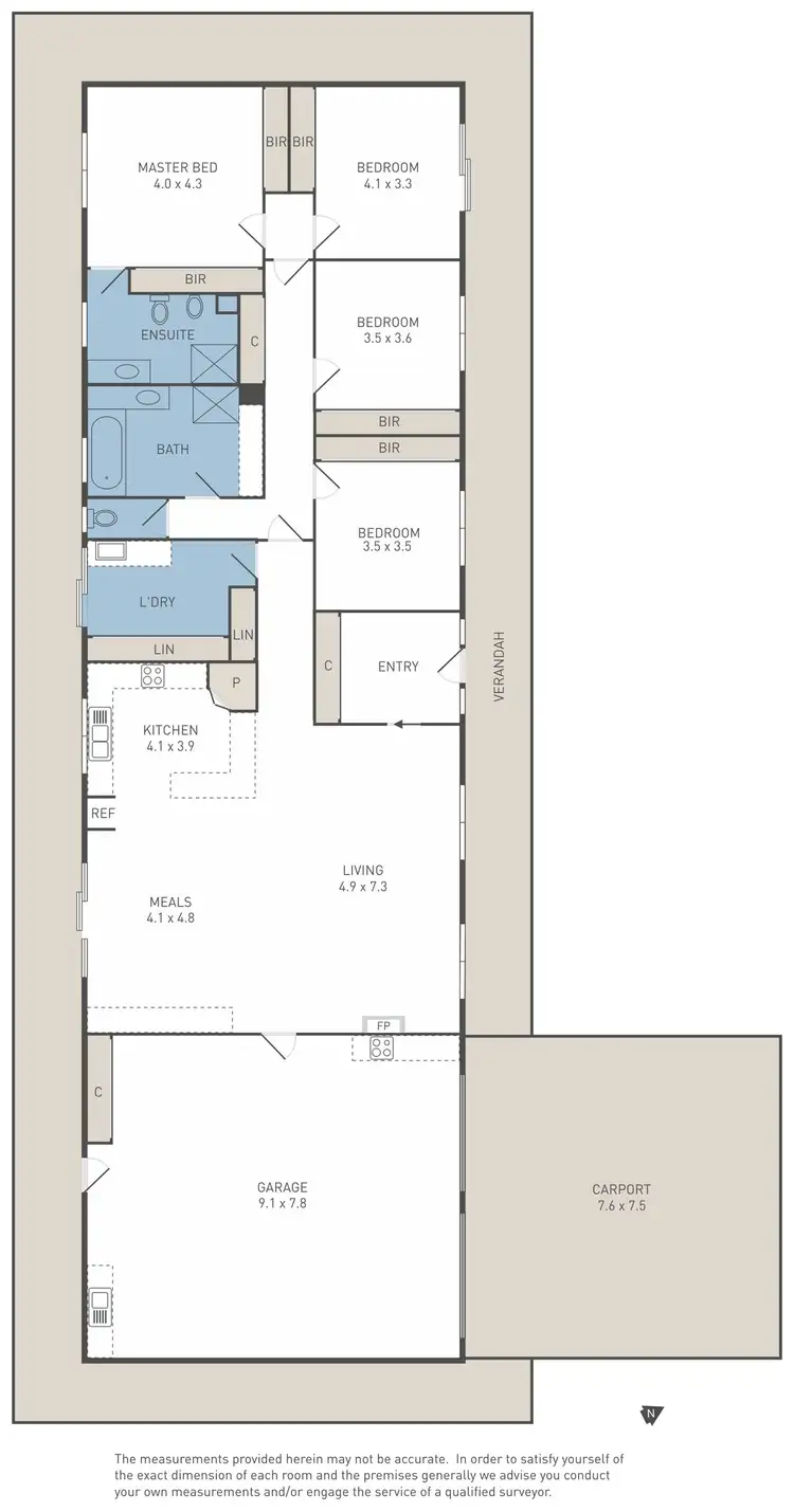 Floorplan of Homely rural property listing, 585 Windermere Road, Lara VIC 3212