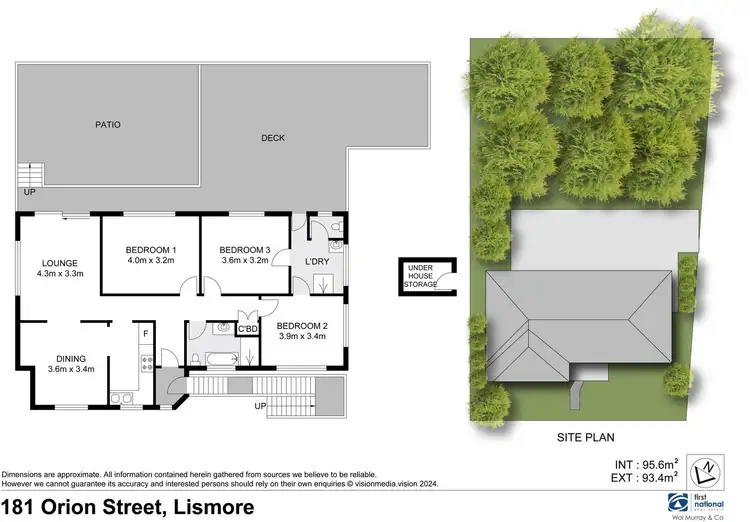 Floorplan of Homely house listing, 181 Orion Street, Lismore NSW 2480