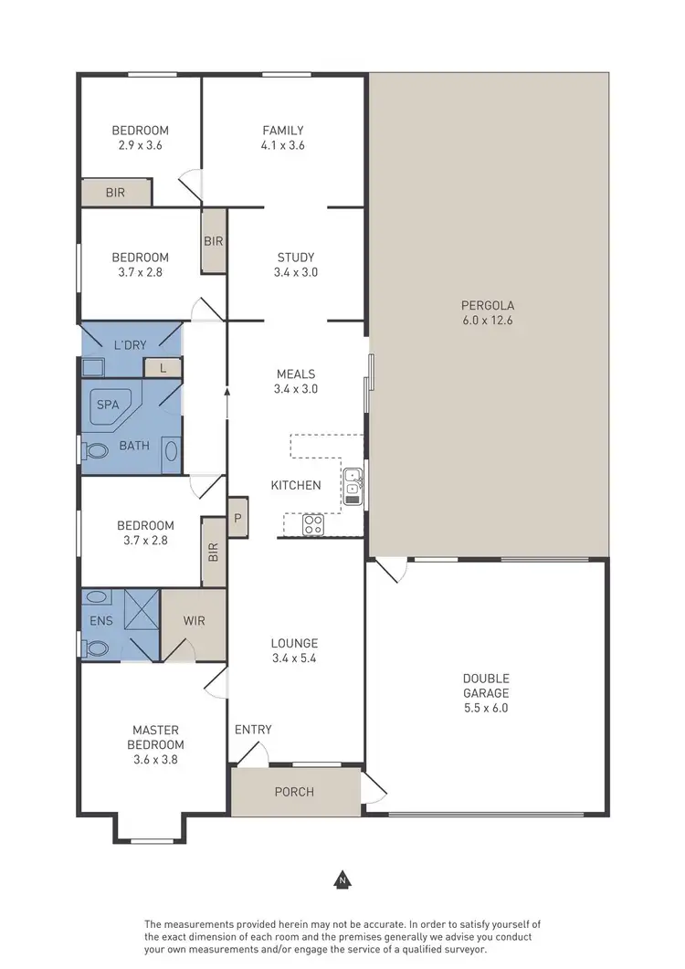 Floorplan of Homely house listing, 17 Kasem Drive, Werribee VIC 3030