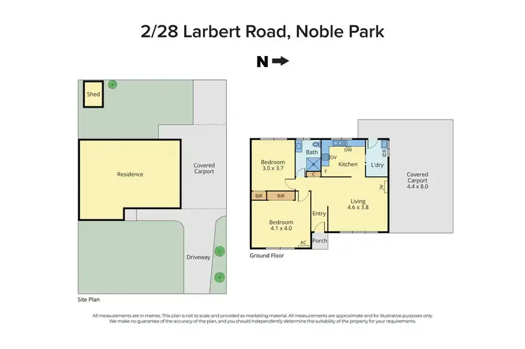 Floorplan of Homely unit listing, 2/28 Larbert Road, Noble Park VIC 3174