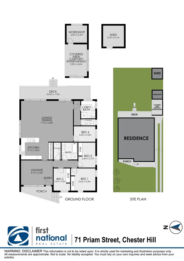 Floorplan of Homely house listing, 71 Priam Street, Chester Hill NSW 2162