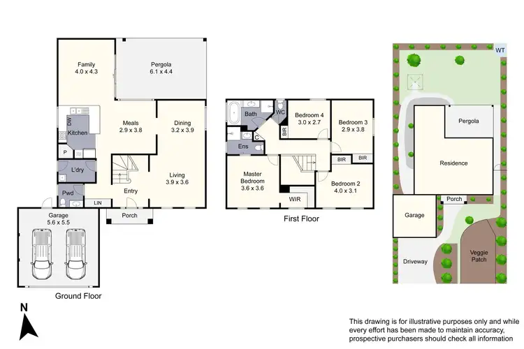 Floorplan of Homely house listing, 15 Valley View Rise, Hampton Park VIC 3976