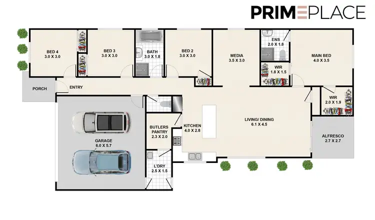 Floorplan of Homely house listing, 87 COVELLA BOULEVARD, Greenbank QLD 4124