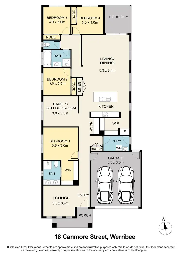 Floorplan of Homely house listing, 18 Canmore Street, Werribee VIC 3030