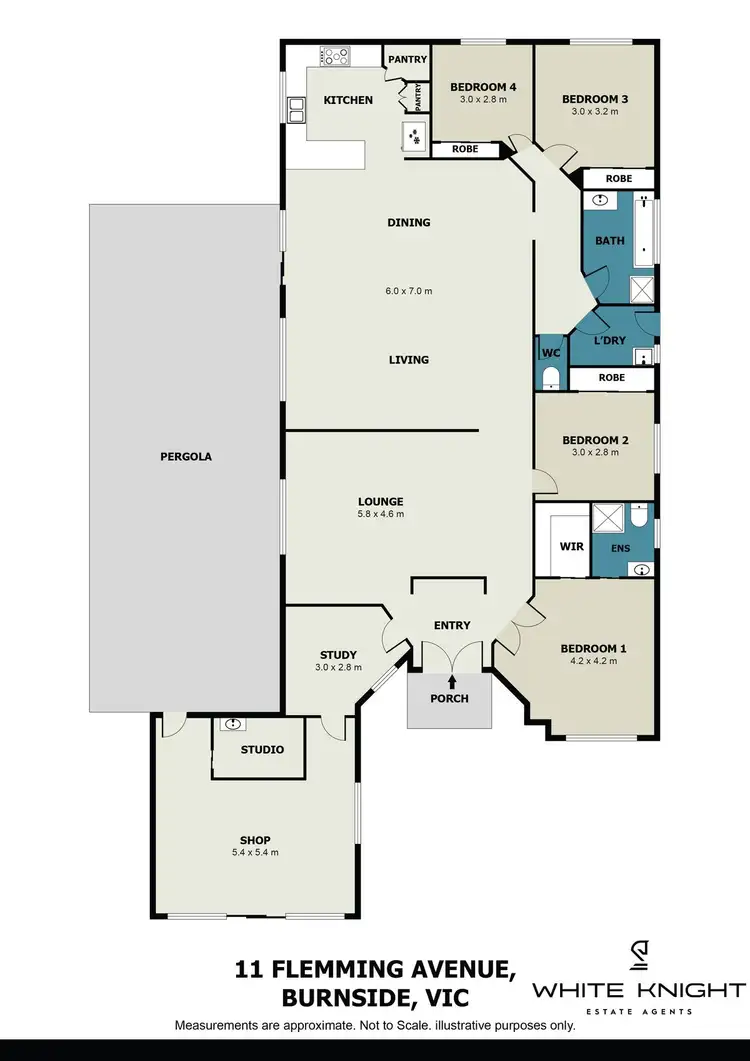 Floorplan of Homely house listing, 11 Flemming Avenue, Burnside VIC 3023