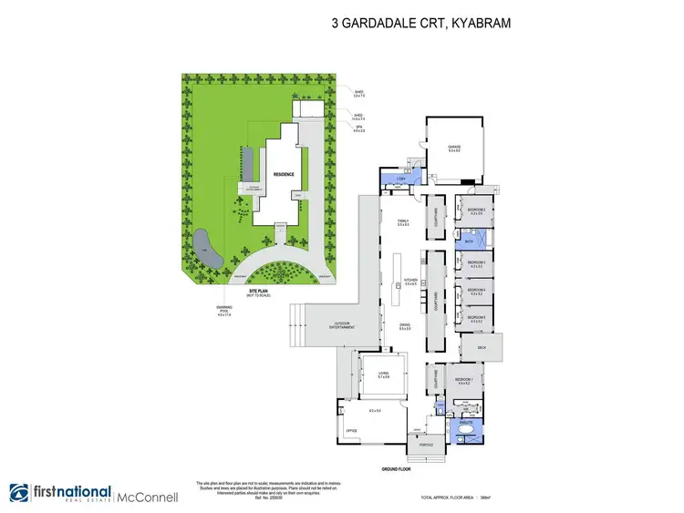 Floorplan of Homely house listing, 3 Gardadale Drive, Kyabram VIC 3620