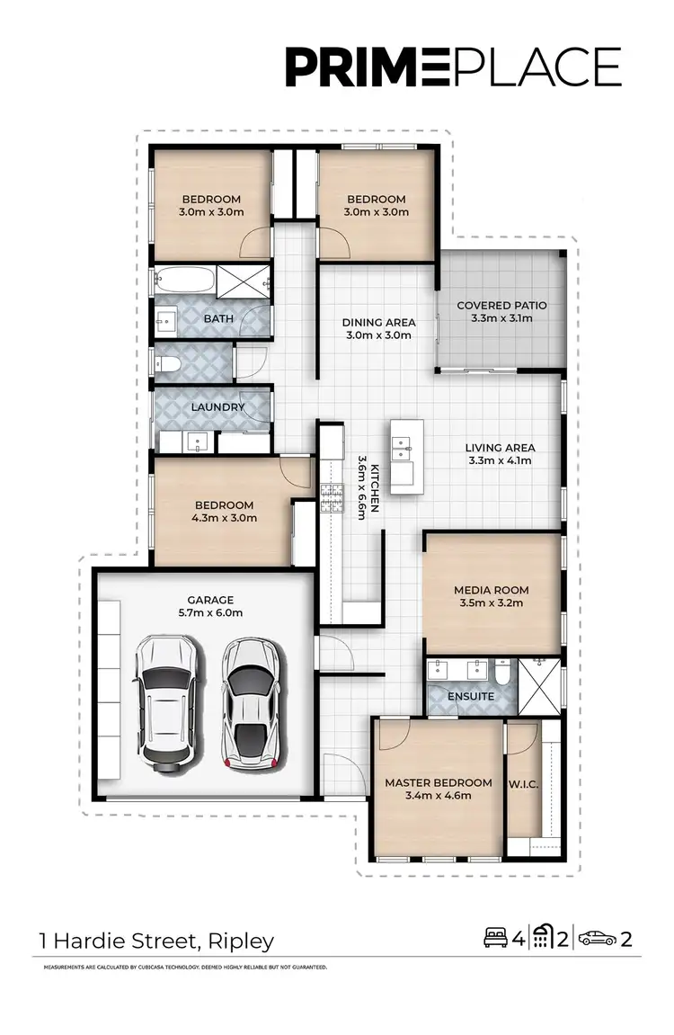 Floorplan of Homely house listing, 1 HARDIE STREET, Ripley QLD 4306
