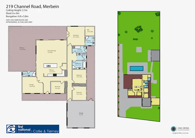 Floorplan of Homely house listing, 219 Channel Road, Merbein VIC 3505