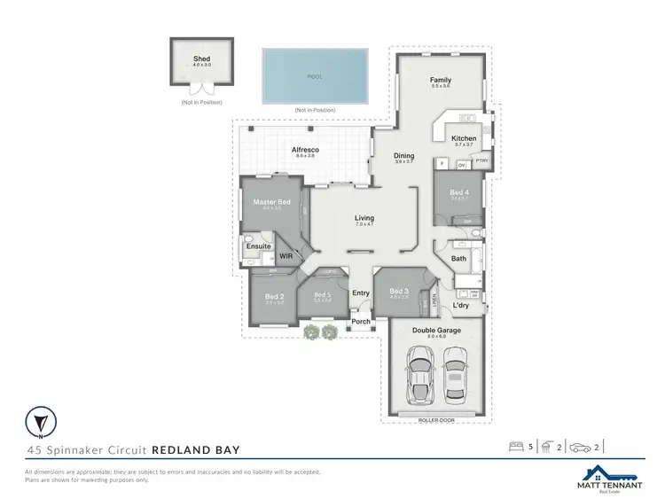 Floorplan of Homely house listing, 45 SPINNAKER CIRCUIT, Redland Bay QLD 4165