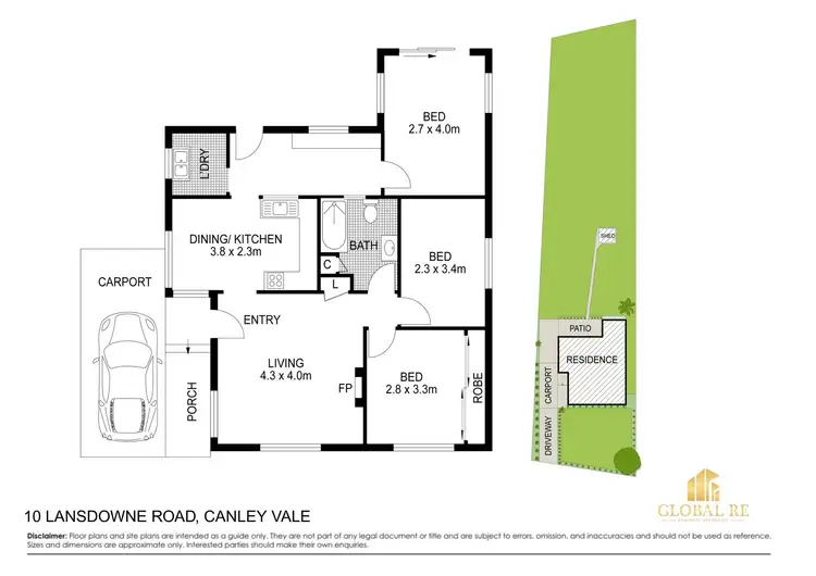 Floorplan of Homely house listing, 10 Lansdowne Road, Canley Vale NSW 2166