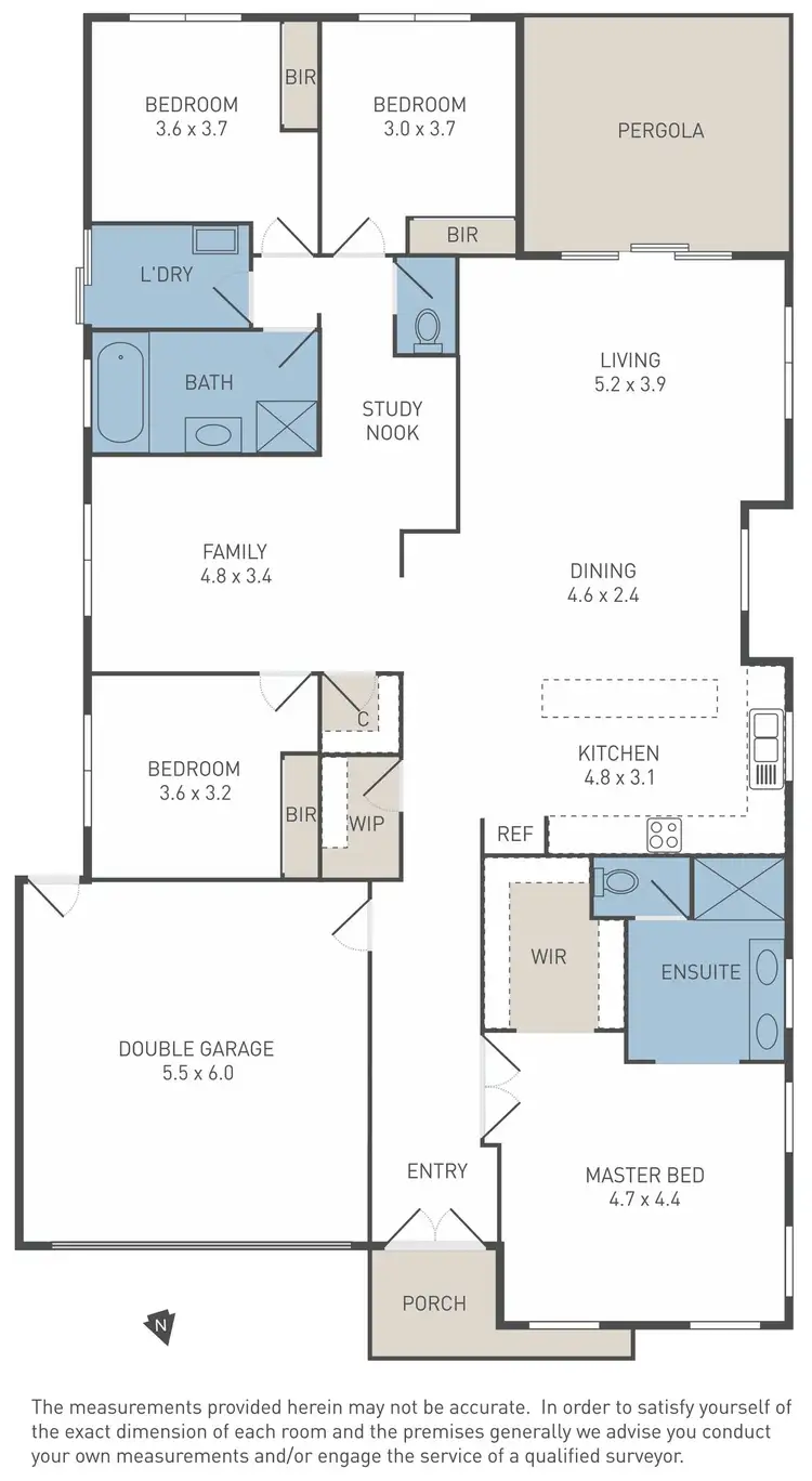 Floorplan of Homely house listing, 9 Showbridge Way, Werribee VIC 3030