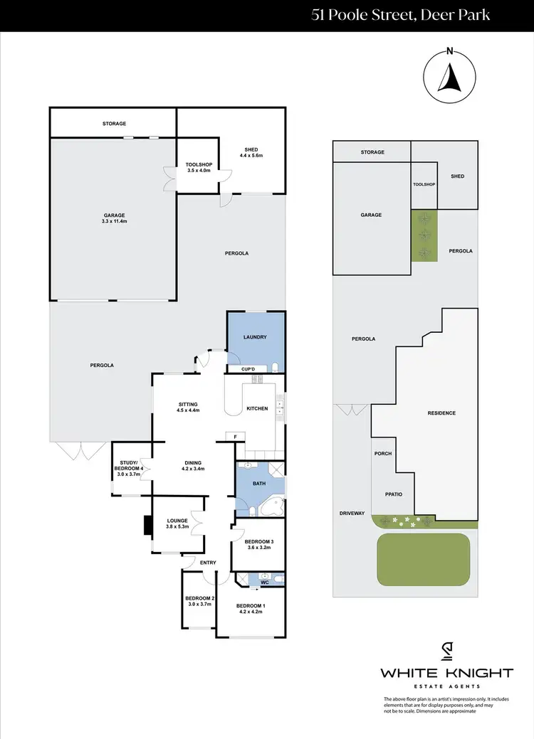 Floorplan of Homely house listing, 51 Poole Street, Deer Park VIC 3023