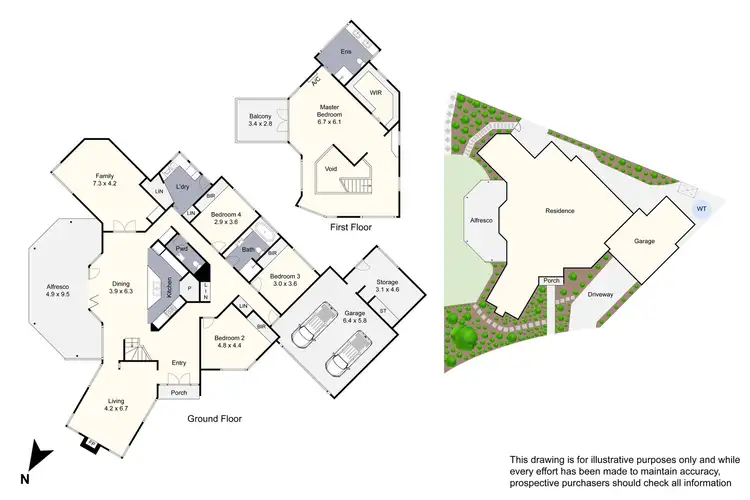Floorplan of Homely house listing, 2 Island Point Avenue, Waterways VIC 3195