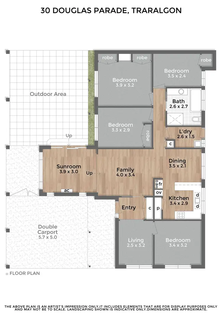 Floorplan of Homely house listing, 30 Douglas Parade, Traralgon VIC 3844