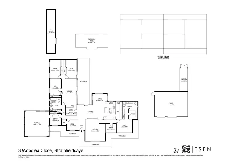 Floorplan of Homely house listing, 3 Woodlea Close, Strathfieldsaye VIC 3551