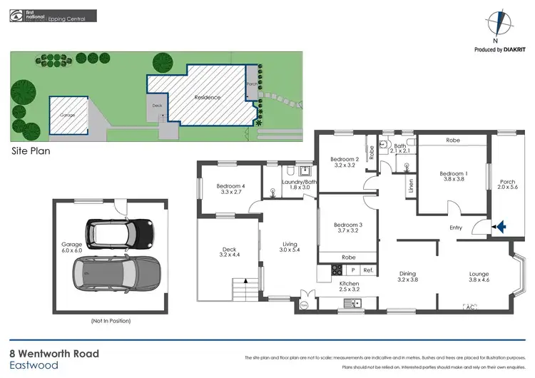 Floorplan of Homely house listing, 8 Wentworth Road, Eastwood NSW 2122