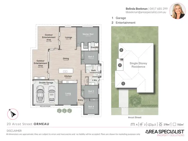 Floorplan of Homely house listing, 20 Arcot Street, Ormeau QLD 4208