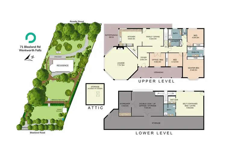 Floorplan of Homely house listing, 71 Blaxland Rd, Wentworth Falls NSW 2782