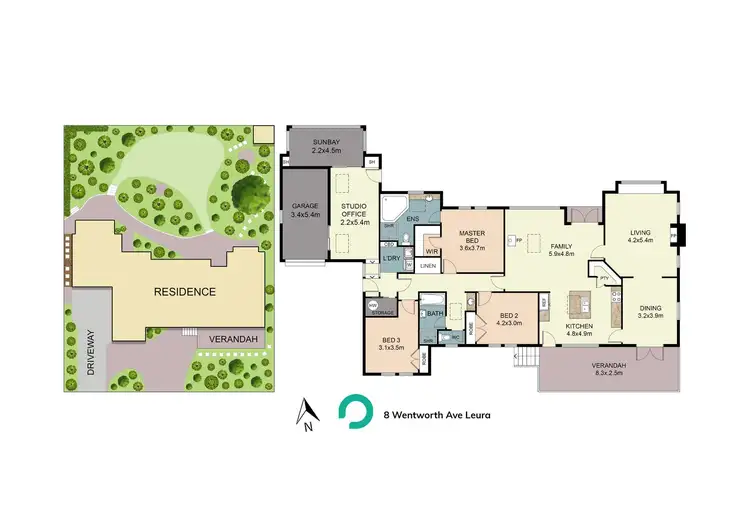 Floorplan of Homely house listing, 8 Wentworth Ave, Leura NSW 2780
