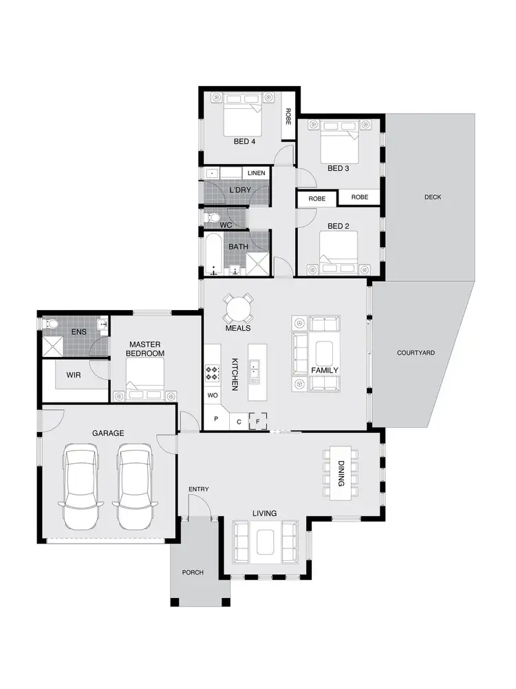 Floorplan of Homely house listing, 15 Clendinnen Street, Dunlop ACT 2615