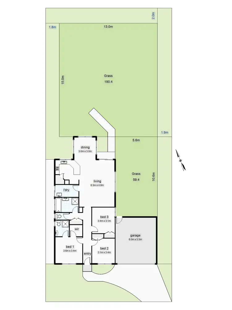 Floorplan of Homely house listing, 43 Tralee Circuit, Narre Warren VIC 3805